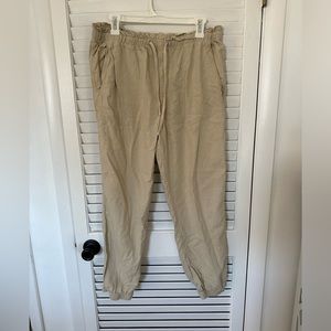 Linen pants “jogger style”